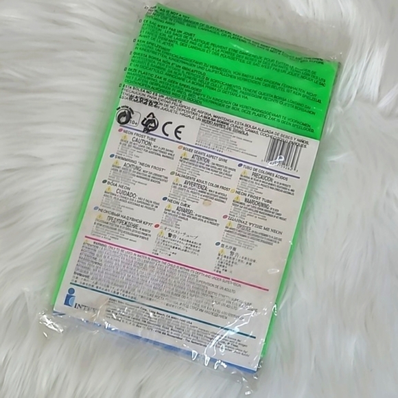 🆕️ NEW 2001 Y2K Intex Neon Green Frost Vinyl Inner Tube Swimming Pool Ring 36" - Picture 7 of 12